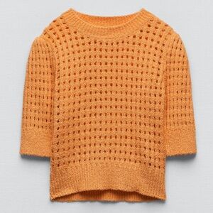Zara Women’s Orange Sweater